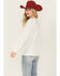 Image #4 - Day Dreamer Women's Morgan Wallen Long Live Cowgirls Long Sleeve Graphic Tee, White, hi-res
