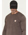 Image #3 - Carhartt Men's Relaxed Fit Heavyweight Long Sleeve Pocket Graphic Work Shirt, Dark Brown, hi-res