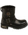 Image #2 - Milwaukee Leather Men's 6" Classic Engineer Boots - Round Toe, Black, hi-res