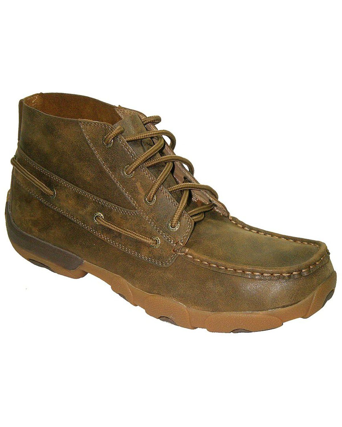 Image #1 - Twisted X Men's Lace-Up Driving Moccasins, , hi-res