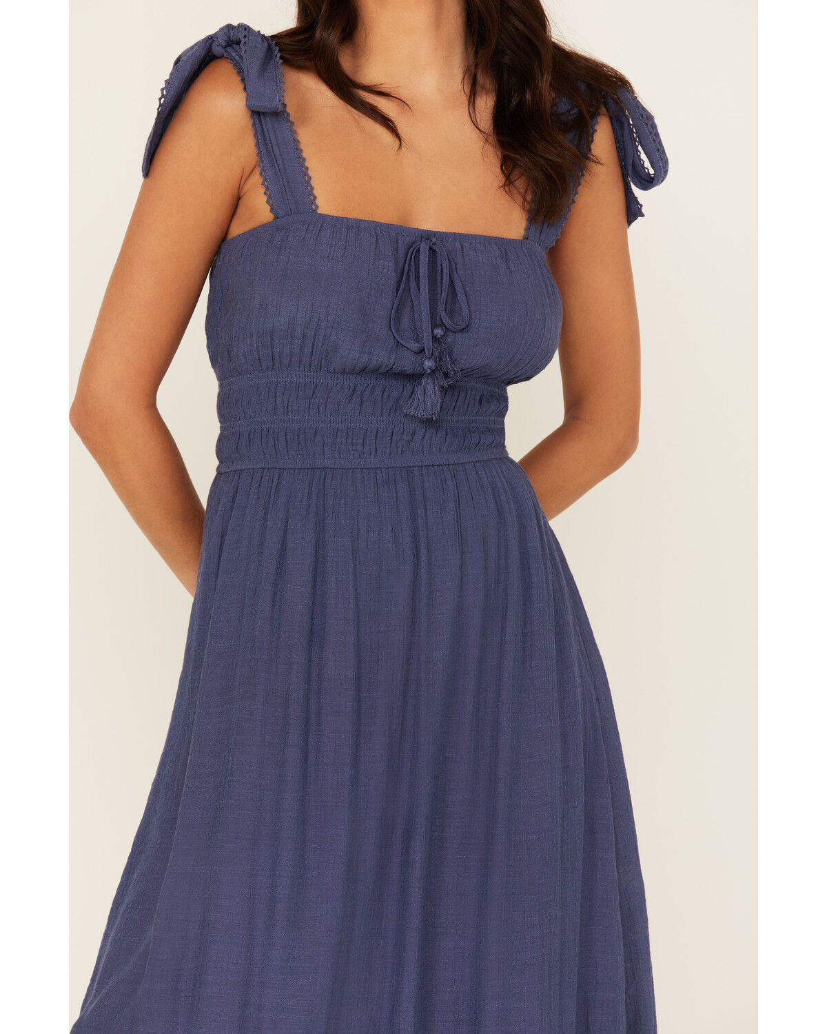 Product Name:  Trixxi Women's Smocked Waist Midi Dress