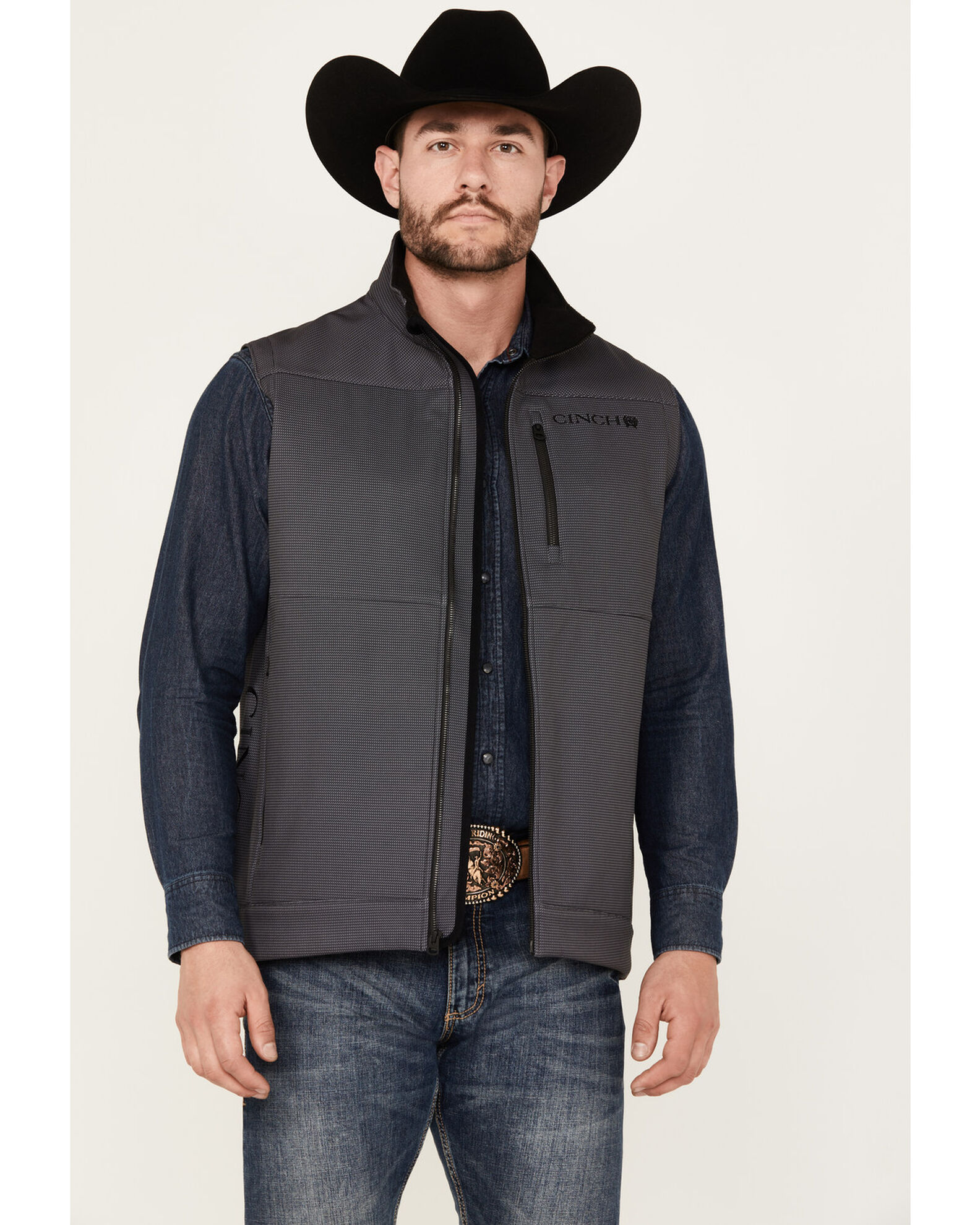 Product Name Cinch Men s Bonded Solid Vest