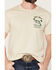 Image #4 - Riot Society Men's Reel Wild Short Sleeve Graphic T-Shirt, Natural, hi-res