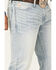 Cinch Men's Ian Light Stonewash Performance Stretch Slim Bootcut Jeans , Indigo, hi-res