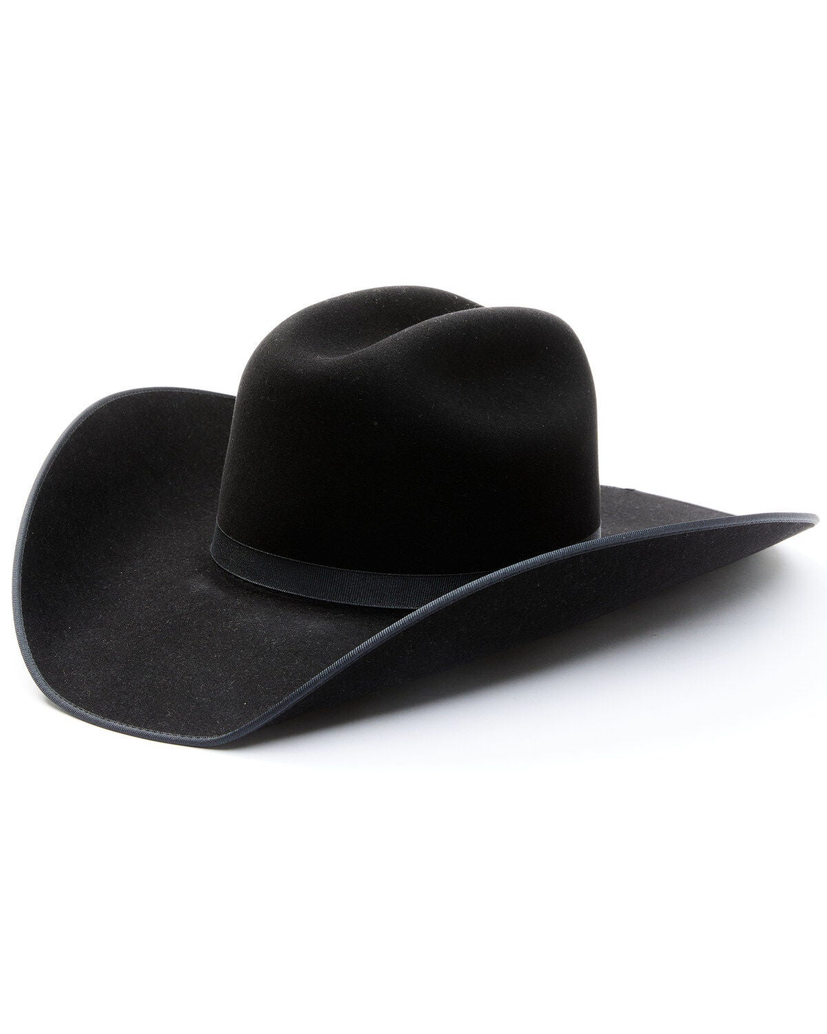 Serratelli 6X Felt Cowboy Hat, Black, hi-res
