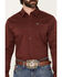 Image #3 - Kimes Ranch Men's Linville Coolmax&reg; Long Sleeve Button-Down Performance Western Shirt, Burgundy, hi-res