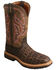 Image #1 - Twisted X Women's Lite Cowboy Caiman Print Western Work Boots - Composite Toe, , hi-res