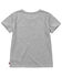 Levi's Girls' Sequin Logo Patch Short Sleeve Tee , Grey, hi-res