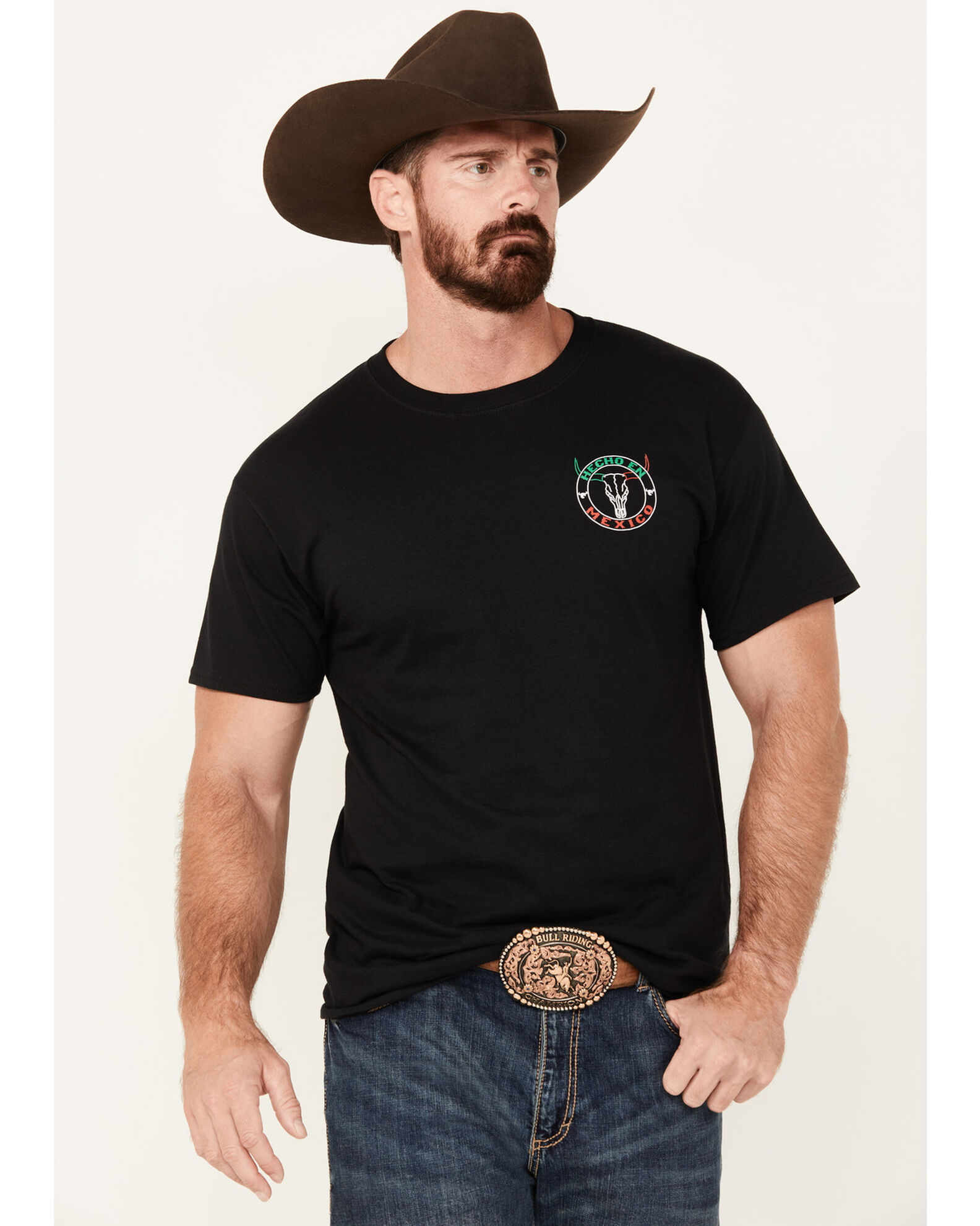 Product Name: Cowboy Hardware Men's Hecho En Mexico Short Sleeve Graphic  T-Shirt