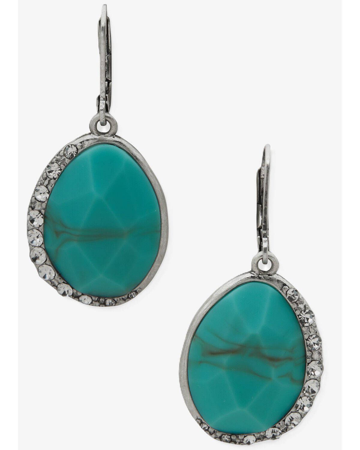 Image #1 - Lainey Wilson Women's Embellished Earrings, Turquoise, hi-res