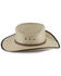 Image #2 - Cody James® Men's Brown Trimmed Straw Hat, Natural, hi-res