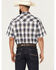 Image #4 - Ely Walker Men's Plaid Print Short Sleeve Snap Western Shirt - Big, , hi-res