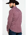 Image #2 - Rock 47 By Wrangler Men's Burgundy Paisley Print Long Sleeve Western Shirt  , , hi-res