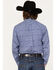 Image #4 - Ariat Men's WF Seamus Print Long Sleeve Western Shirt, Blue, hi-res