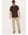 Cody James Men's Tan Wash Dalton Stretch Slim Straight Jeans , Tan, hi-res