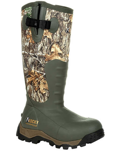 Rocky Women's 16" Sport Pro 1200G Insulated Rubber Outdoor Boots - Soft Toe, Camouflage, hi-res