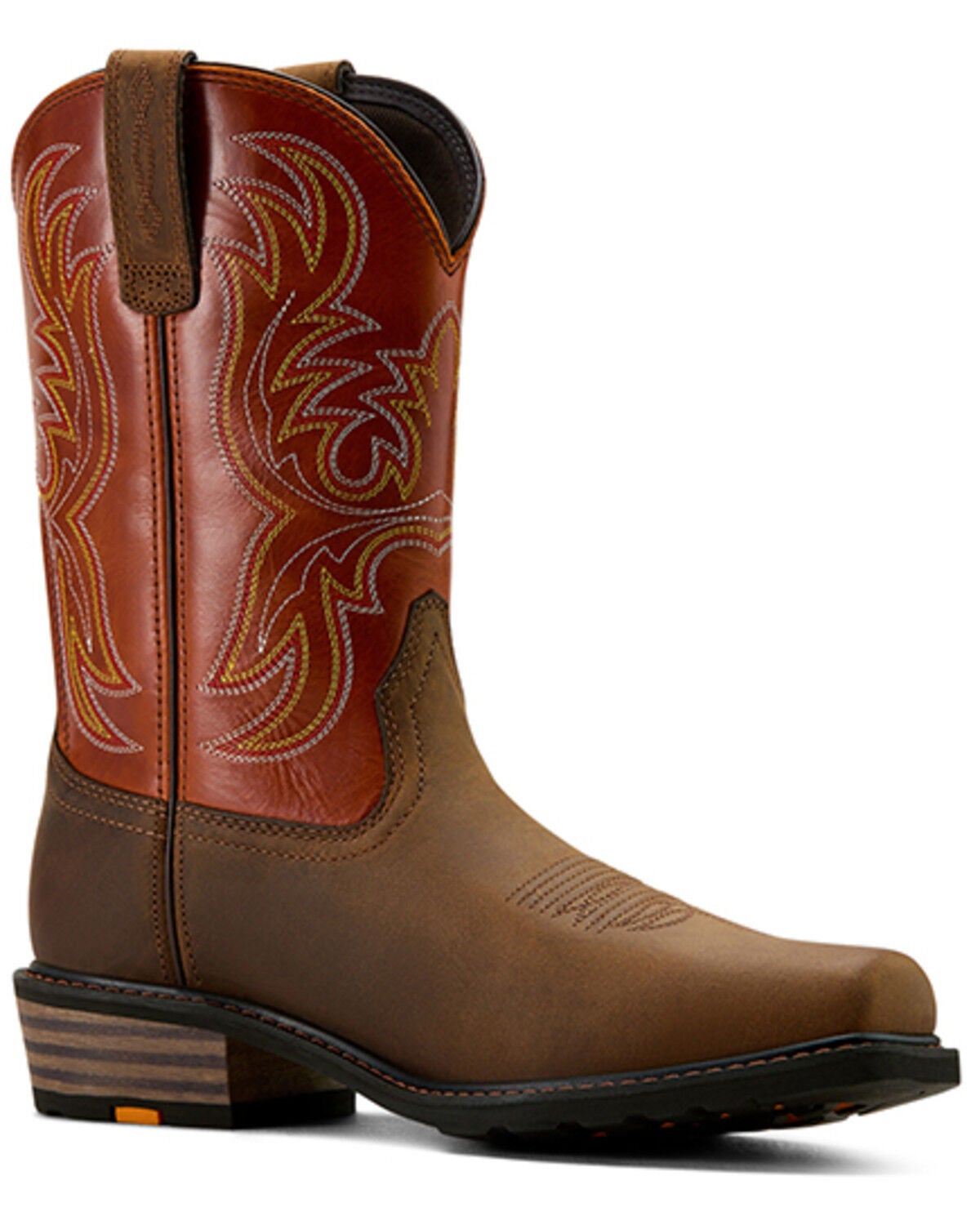 Ariat Men's Ironside Work Boots - Steel Toe, Brown, hi-res