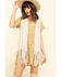 Image #1 - Vocal Women's Studded Fringe Vest, Sand, hi-res
