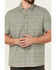 North River Men's Cozy Cotton Small Plaid Short Sleeve Button Down Western Shirt , Green, hi-res