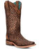 Image #1 - Corral Women's Leopard Print Western Boots - Square Toe, Leopard, hi-res