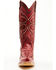 Image #4 - Dan Post Women's Mesa Tall Western Boots - Snip Toe, Red, hi-res