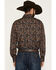 Image #4 - Wrangler Retro Men's Premium Paisley Print Long Sleeve Snap Western Shirt, Brown, hi-res
