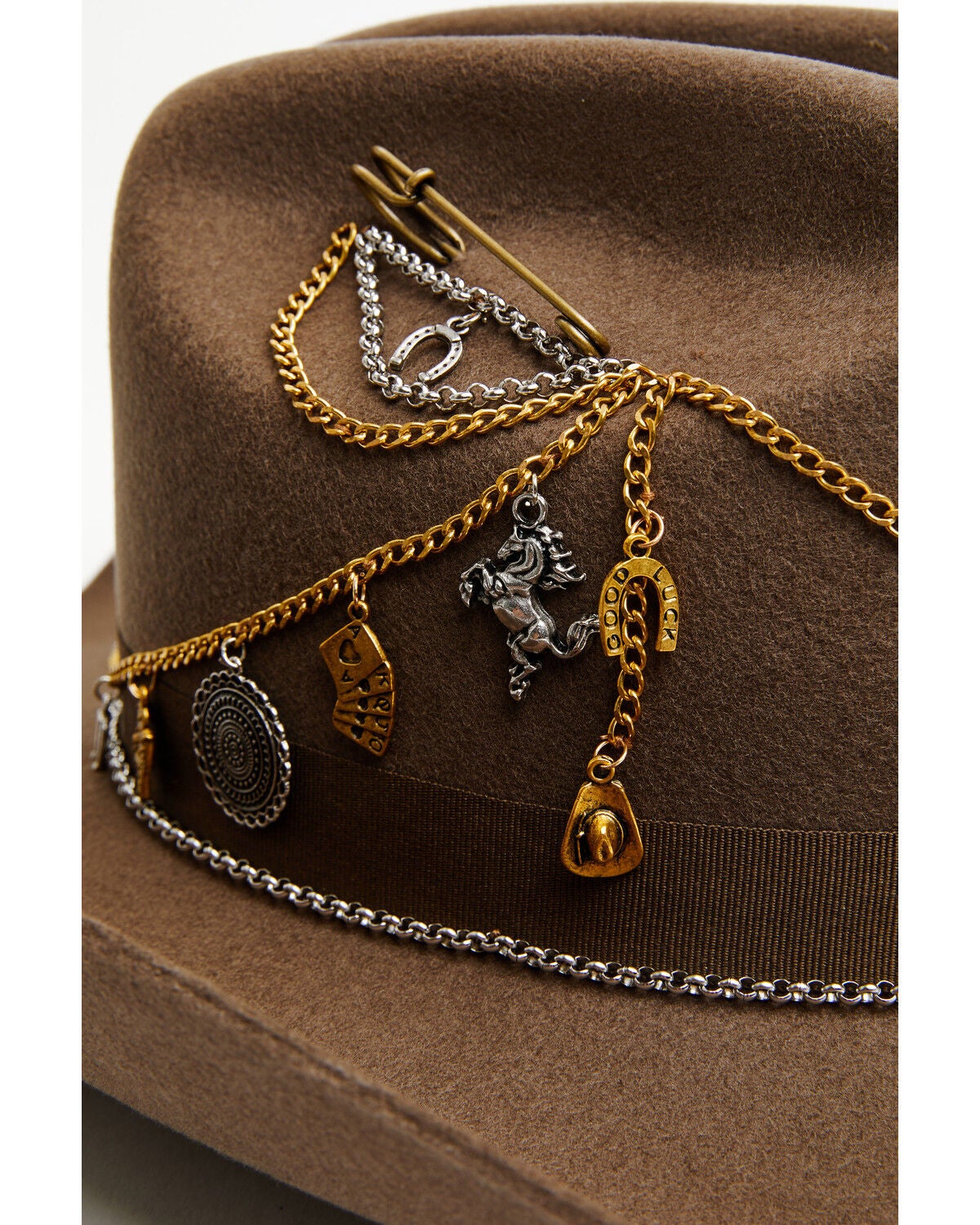 Image #5 - Shyanne Women's Stevie Wool Cowboy Hat, Chocolate, hi-res
