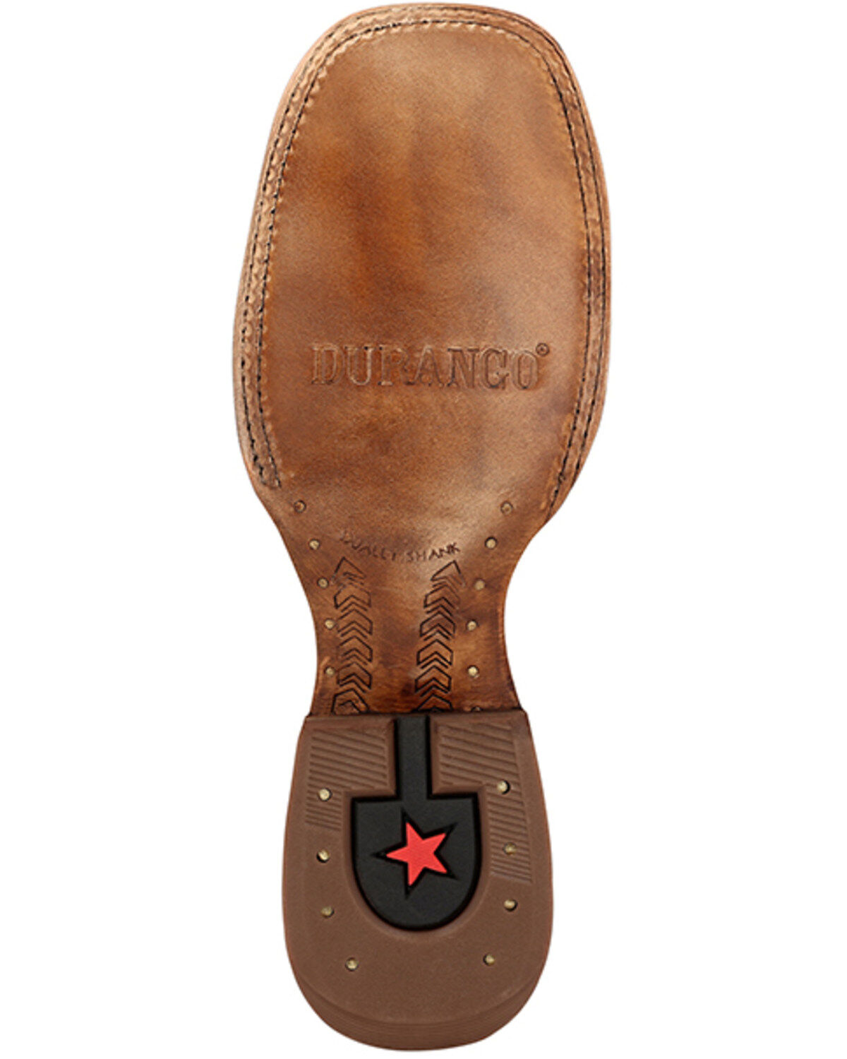 Image #7 - Durango Men's PRCA Collection Bison Western Boots - Broad Square Toe, Tan, hi-res