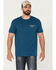 Moonshine Spirit Men's Mountain Logo Graphic T-Shirt , Teal, hi-res