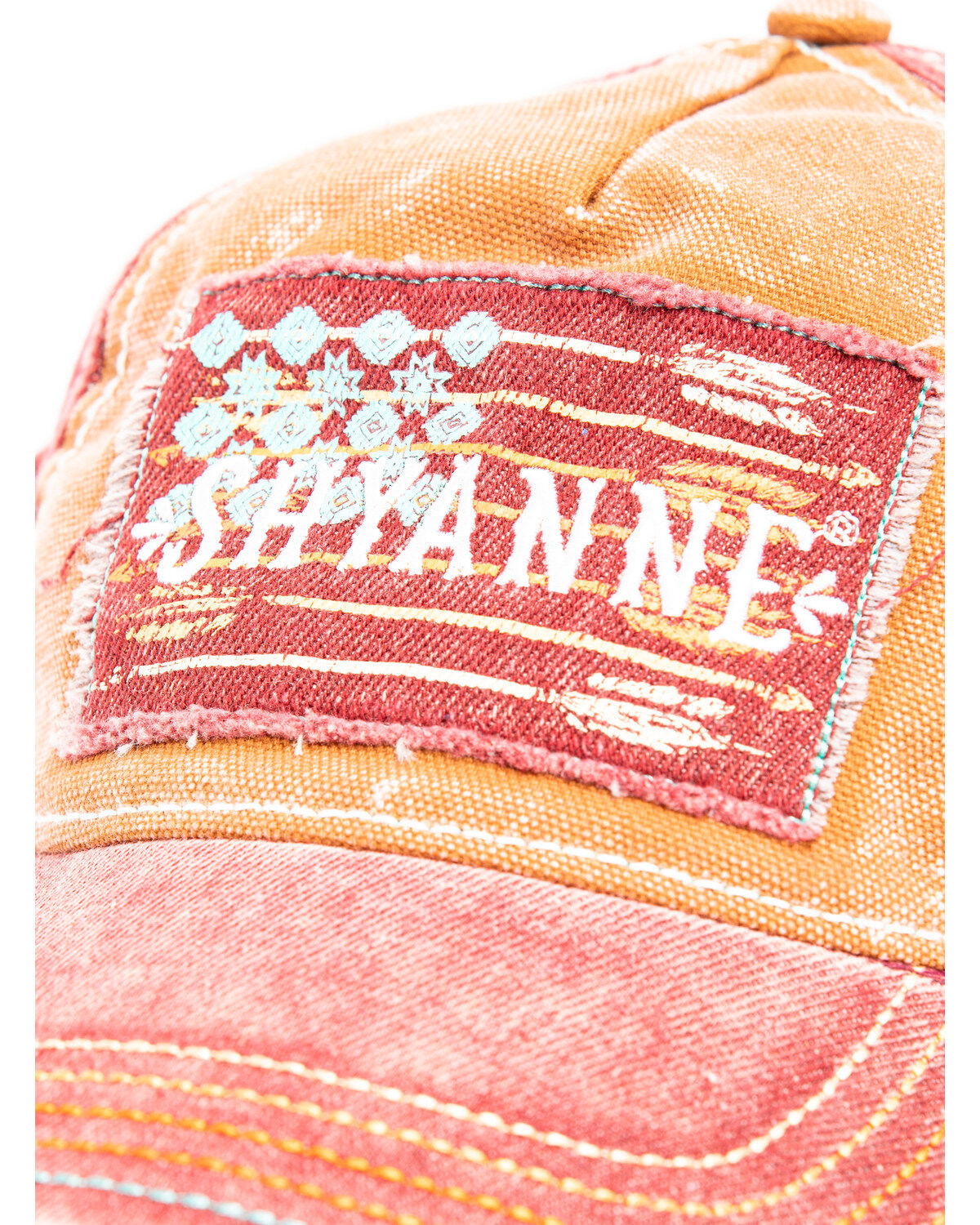 Image #6 - Shyanne Women's Rust Rough Flag Patch Cap , Rust Copper, hi-res