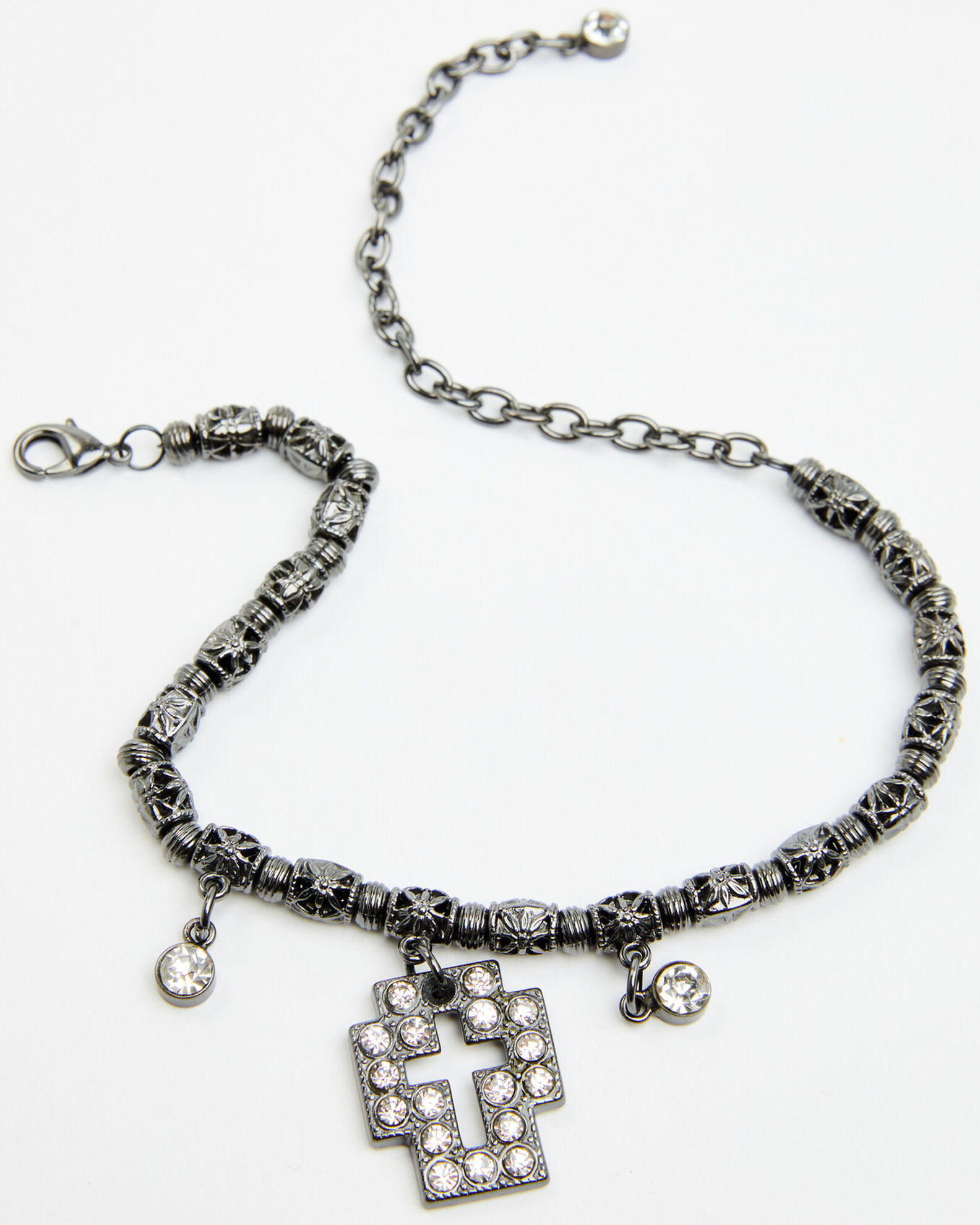 BootBarn Boot Barn Women s Rhinestone Studded Cross Boot Chain