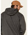 Image #6 - Carhartt Men's Hooded Logo-Sleeve Sweatshirt, Medium Grey, hi-res