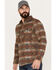 Image #2 - Pendleton Men's LA Pine Button-Down Long Sleeve Western Shirt, Green, hi-res