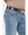Image #2 - Wrangler 20X Men's 42MWX Seaside Medium Wash Slim Fit Bootcut Stretch Denim Jeans, Medium Wash, hi-res