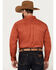 Image #4 - Ariat Men's Team Embroidered Logo Twill Classic Fit Long Sleeve Button Down Western Shirt, Dark Orange, hi-res
