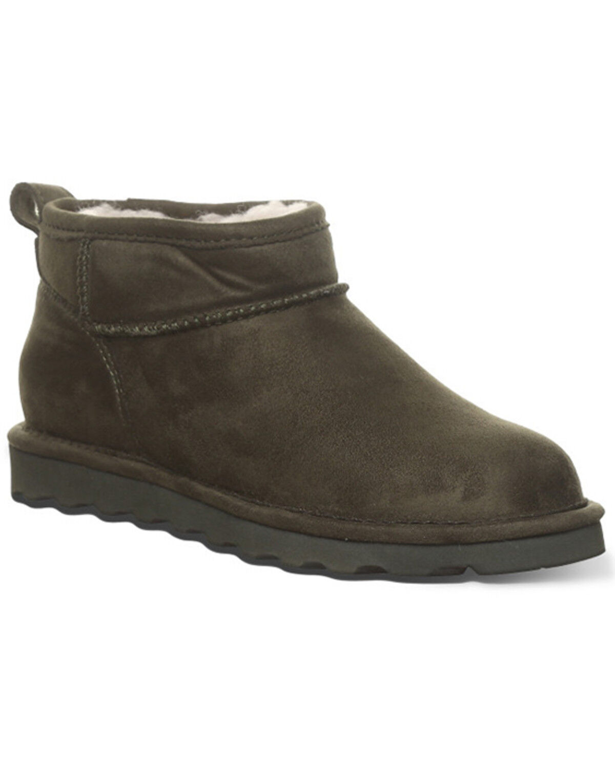 Image #1 - Bearpaw Women's Shorty Vegan Casual Boots, Dark Green, hi-res