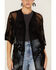 Image #3 - Shyanne Women's Lace Tassel Kimono, , hi-res