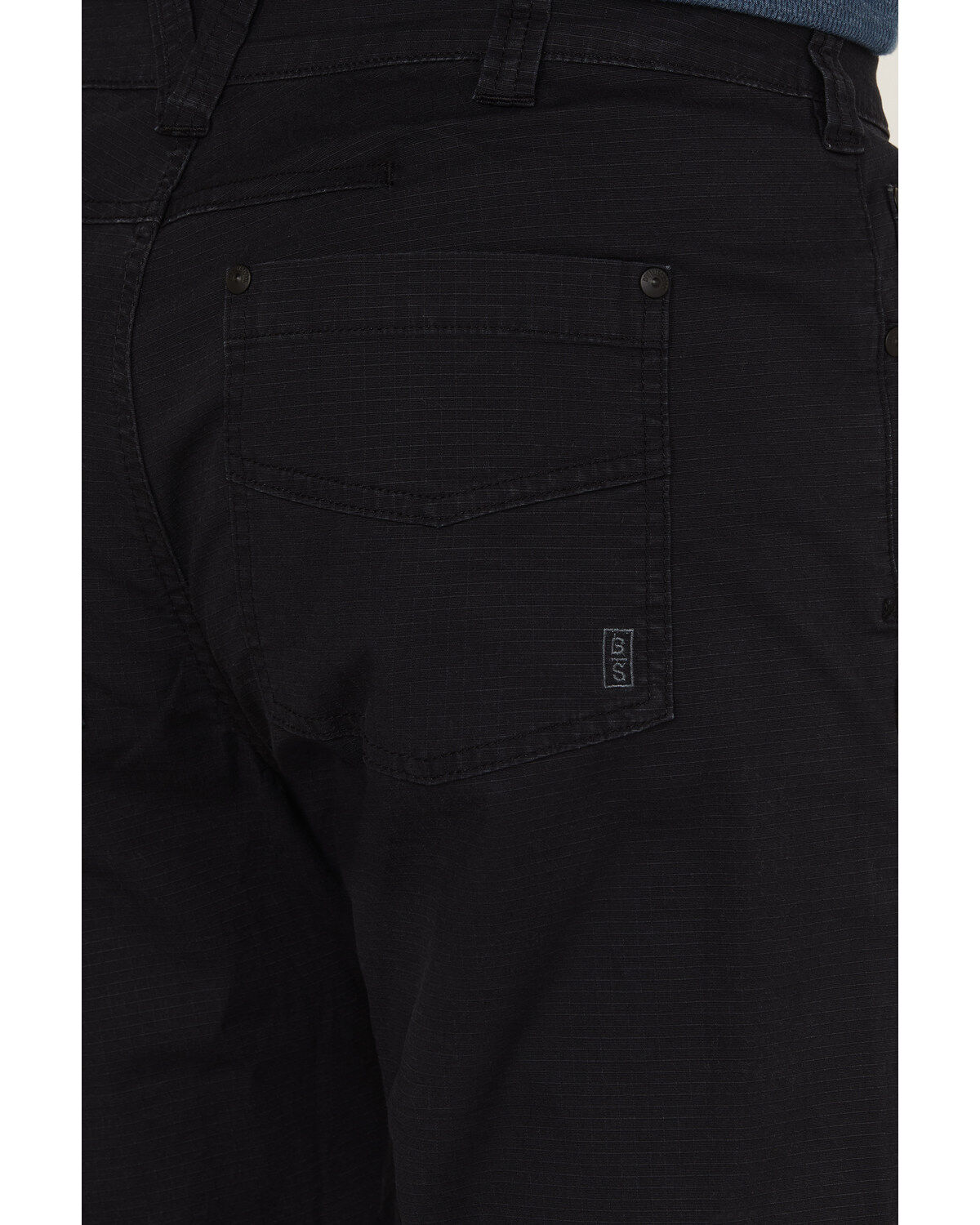 Image #4 - Brothers and Sons Men's Ripstop Stretch Slim Straight Pants, Black, hi-res