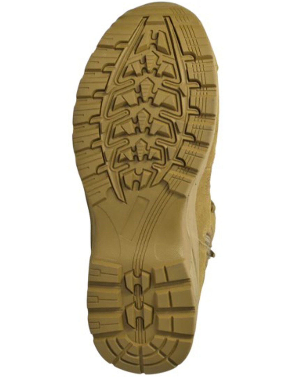 Image #7 - AdTec Men's 8" Waterproof Tactical Work Boots - Round Toe, Beige, hi-res