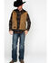 Image #7 - Outback Trading Co. Men's Sawbuck Oilskin Zip-Up Vest, Tan, hi-res