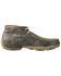 Image #2 - Twisted X Men's Driving Shoes - Moc Toe, Grey, hi-res