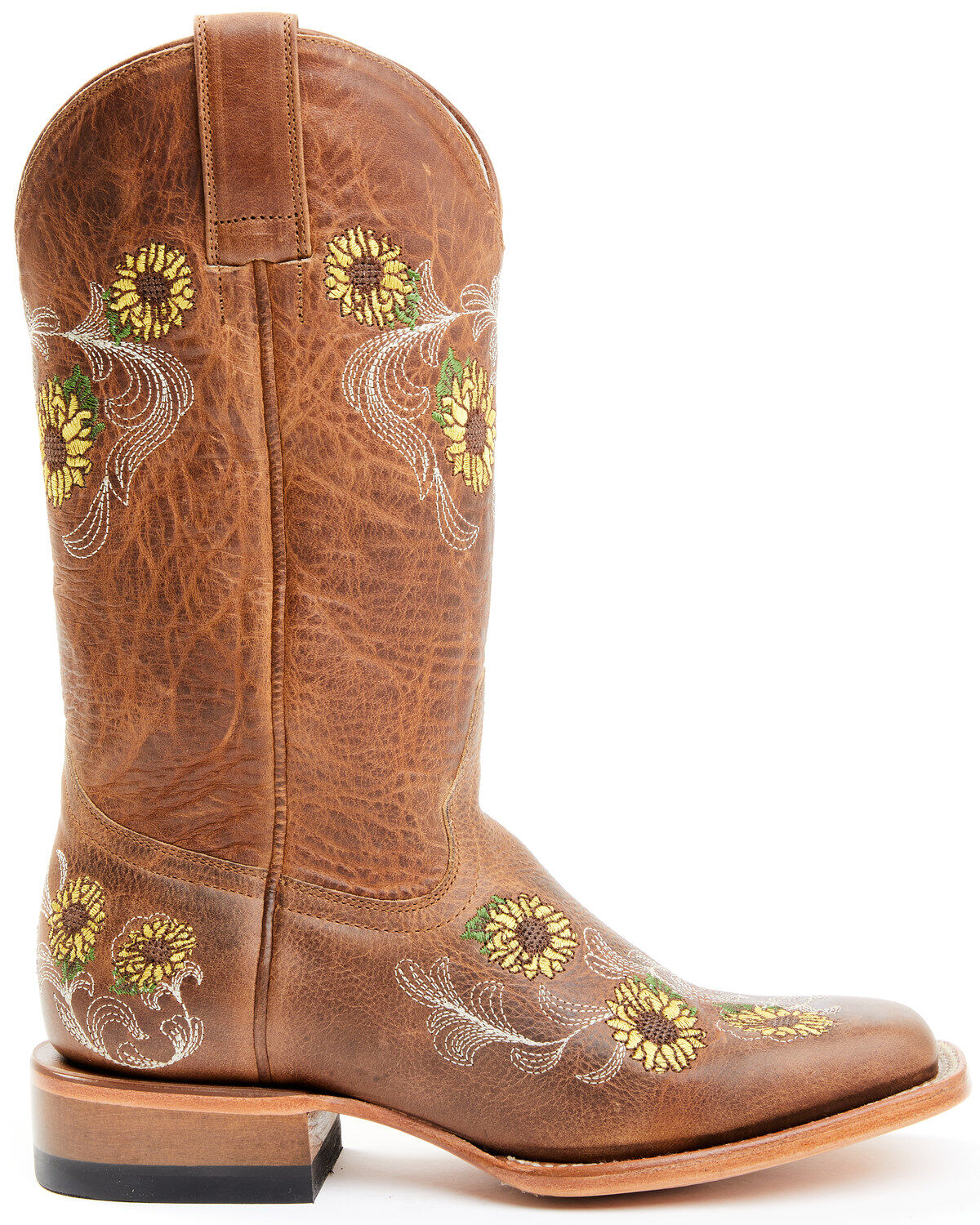 Image #2 - Shyanne Women's Josie Western Boots - Broad Square Toe, Brown, hi-res