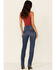 Image #2 - Idyllwind Women's Dark Wash Going Places Straight Denim Jeans, Dark Blue, hi-res