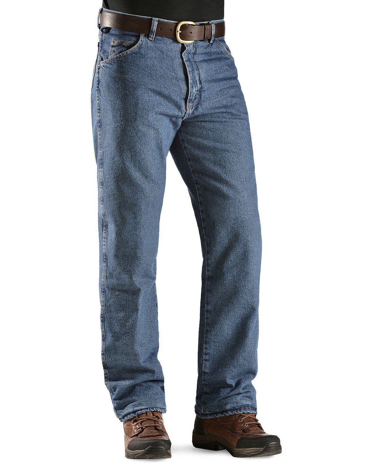 wrangler jeans lined flannel