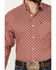 Image #3 - Ariat Men's Gideon Medallion Print Long Sleeve Button-Down Western Shirt, Red, hi-res