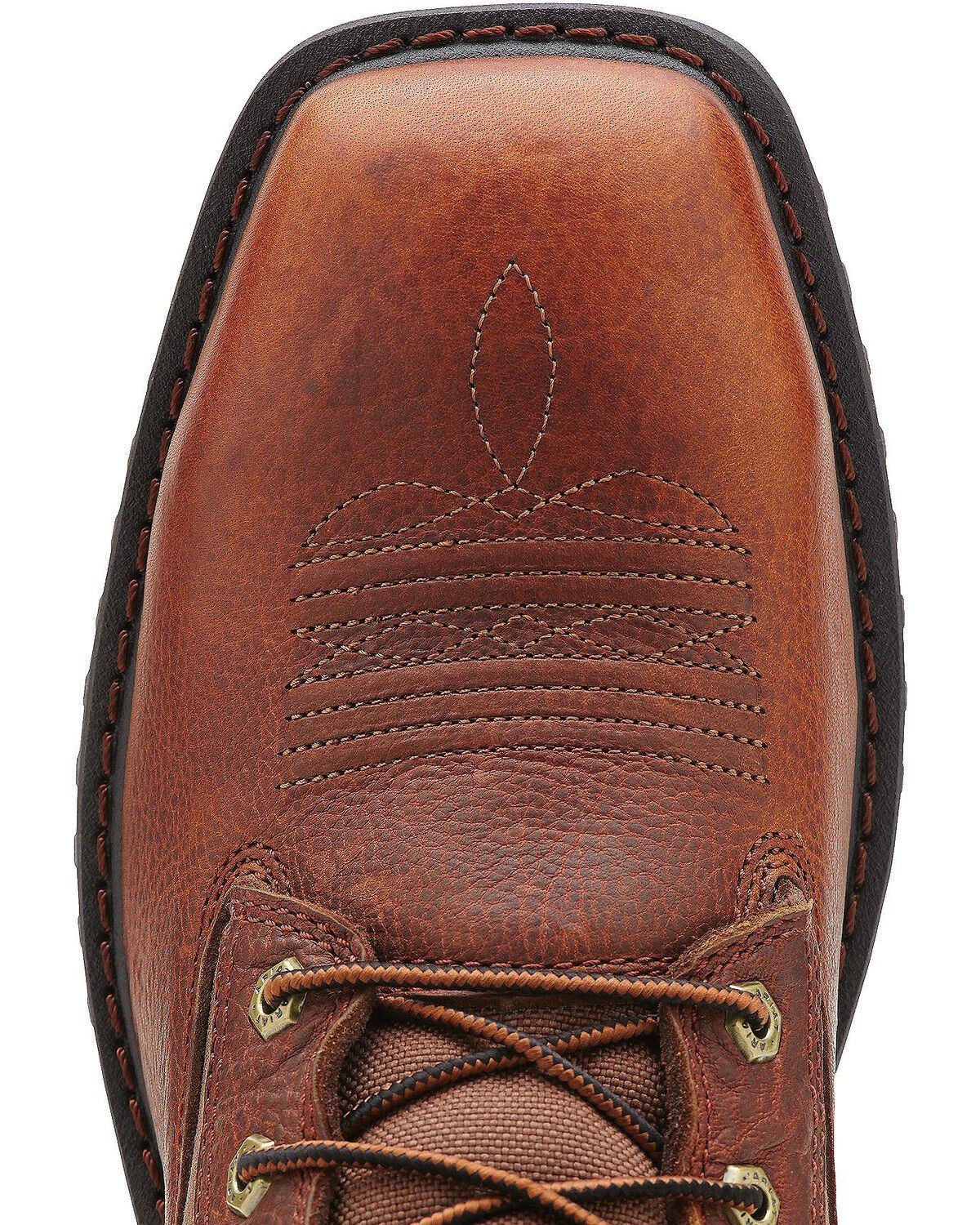 Image #4 - Ariat RigTek 8" Lace-Up Work Boots - Steel Toe, Brown, hi-res