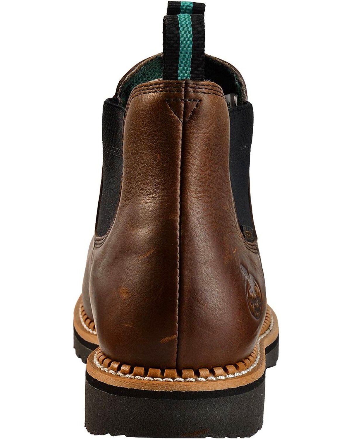 Image #7 - Georgia Boot Men's Romeo Waterproof Slip-On Work Shoes - Steel Toe, Brown, hi-res