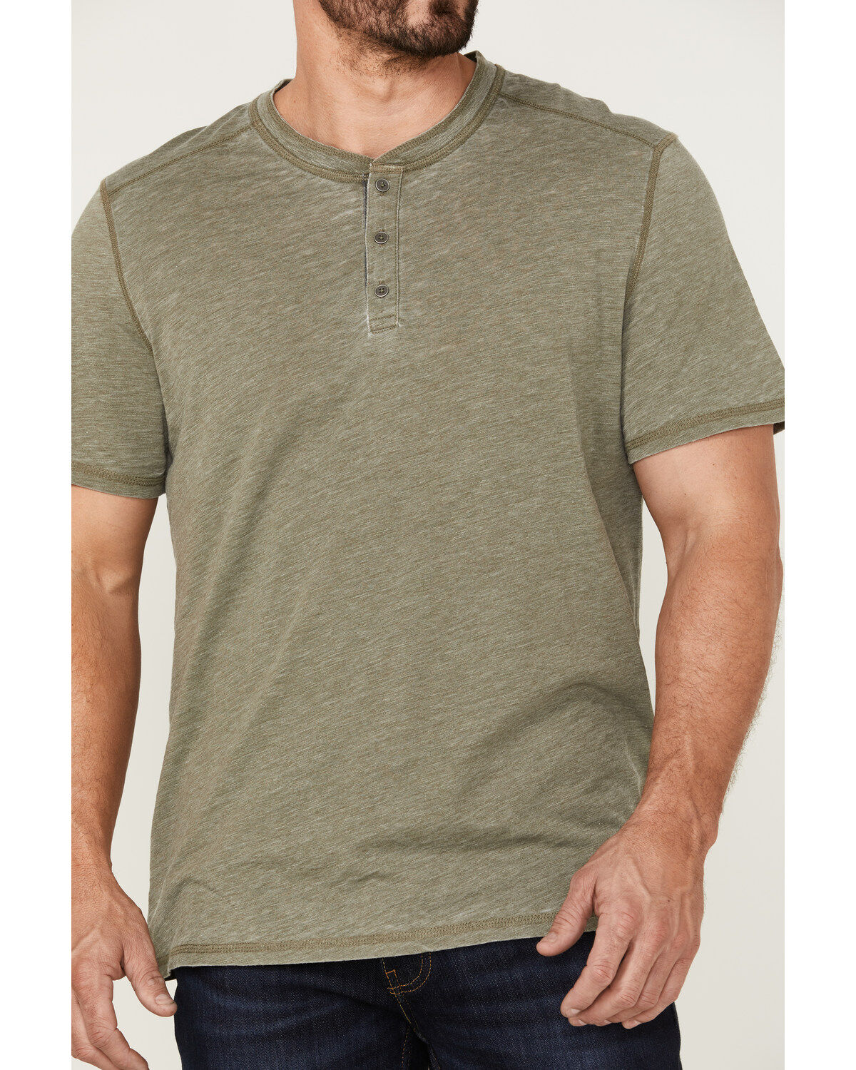 Image #3 - Flag & Anthem Men's Chatham Slub Burnout Henley T-Shirt, , hi-res