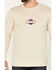 Brixton Men's Bart Logo Graphic Long Sleeve T-Shirt, Cream, hi-res
