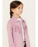 Image #2 - Shyanne Girls' Faux Suede Fringe Jacket, , hi-res